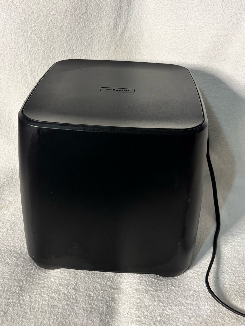 Polk Audio Black Powered Subwoofer - Compact Home Bass Speaker